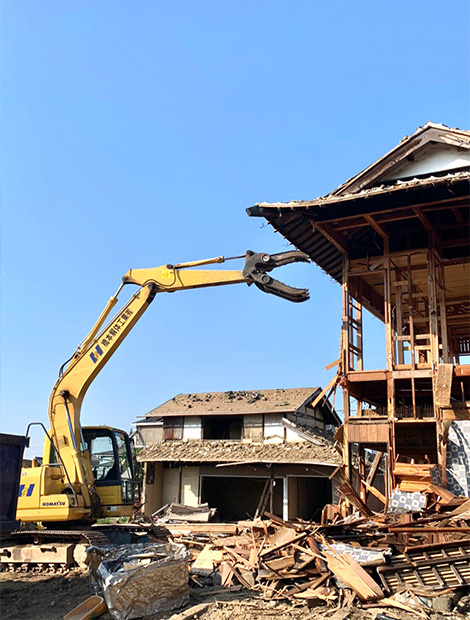 館林市内木造住宅解体工事