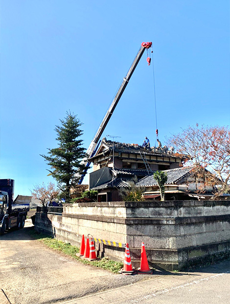 館林市内木造住宅解体工事