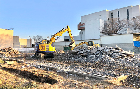 足利市内 鉄骨造堆肥センター 解体工事