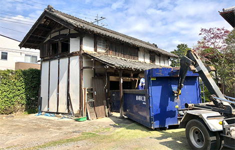 太田市内納屋解体工事