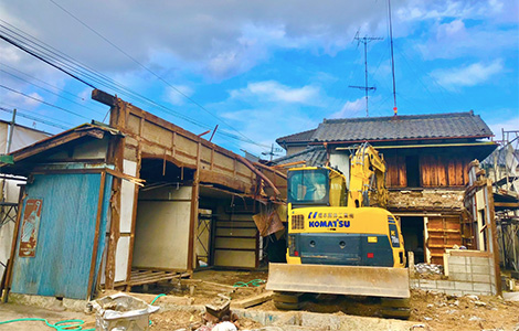 足利市内木造住宅解体