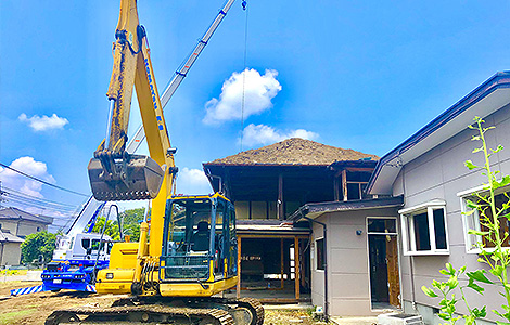 足利市内木造住宅解体工事