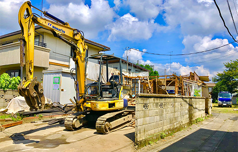 足利市内 木造住宅 解体