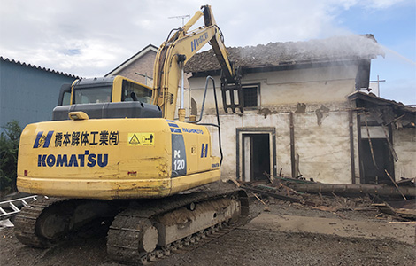 佐野市内 木造住宅 解体