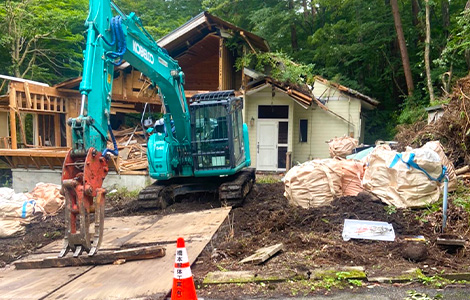 那須町 別荘解体工事