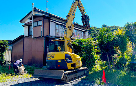 那須町　別荘解体工事