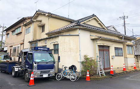 那須町　別荘解体工事