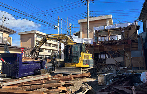 足利市内木造解体工事