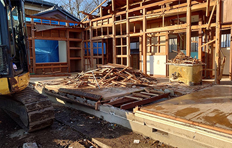 太田市 木造平屋建て建物解体工事