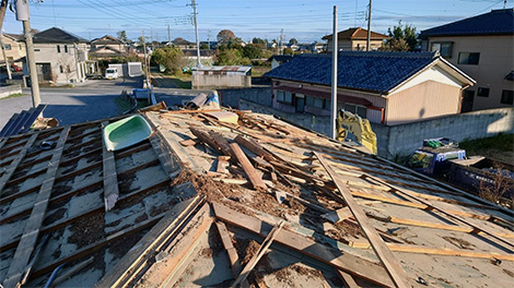 太田市内 木造平屋建て建物解体工事