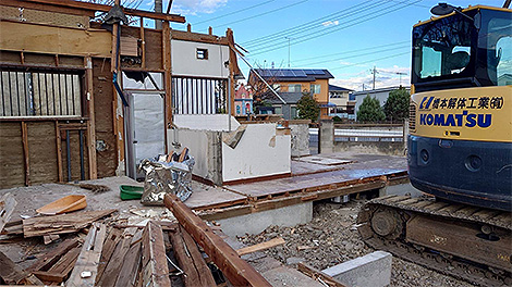 太田市内 木造平屋建て建物解体工事