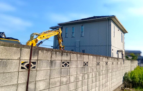 足利市内 鉄骨造建物解体工事