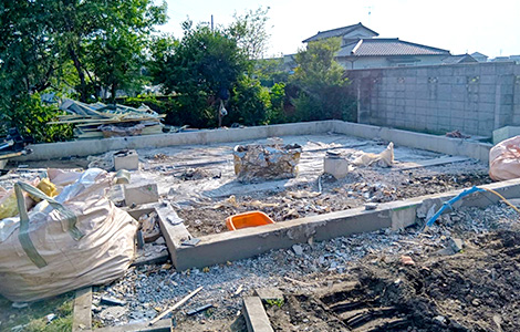 足利市内 鉄骨造建物解体工事