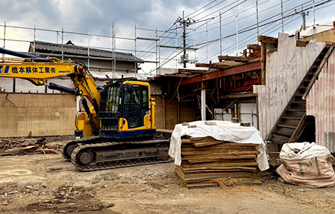 足利市　倉庫解体工事