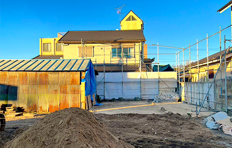 足利市　建物切り離し解体工事